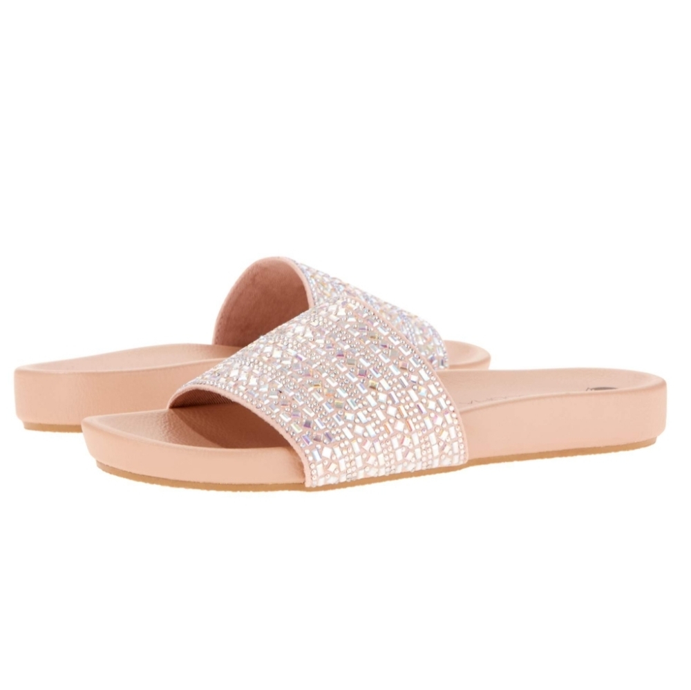 Big Buddha Rhinestone Slides - Picture 2 of 12